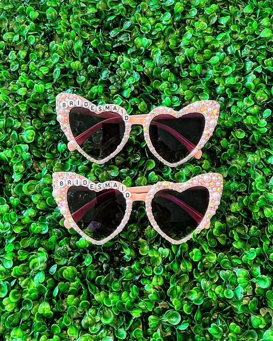 Women’s Personalized Sunglasses - Pink - The Velvet Strand