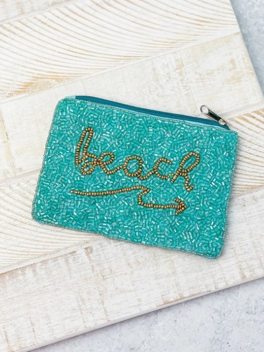 Beaded Beach Pouch - The Velvet Strand