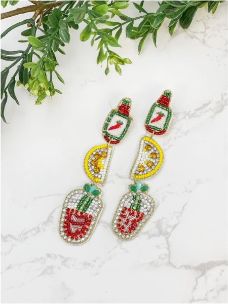 Bloody Mary Earrings - The Velvet Strand