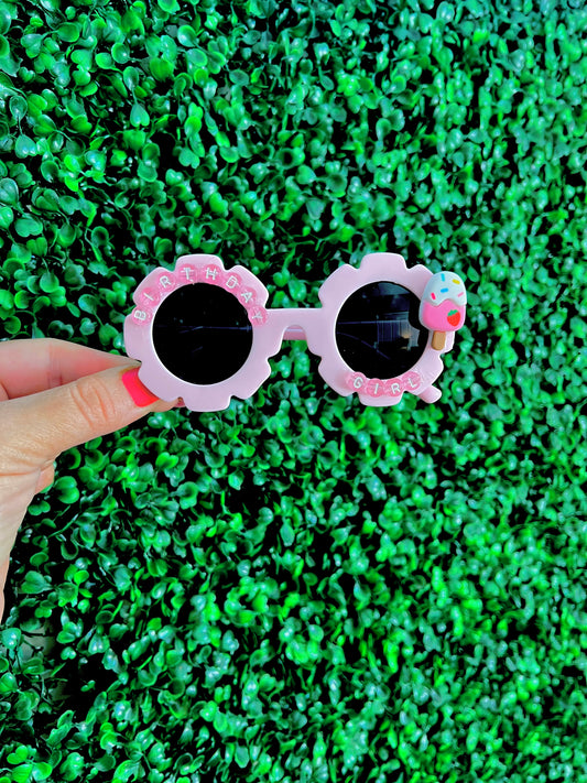 Kids Personalized Pink Sunglasses