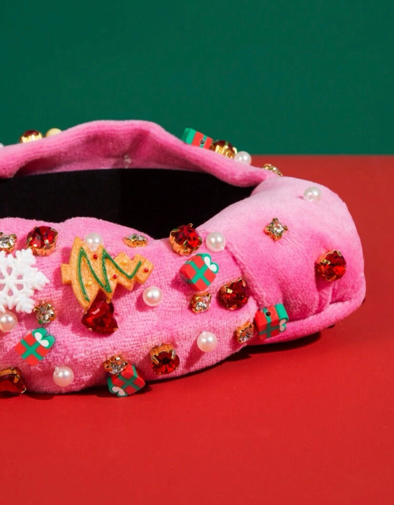 Jeweled Christmas Headband