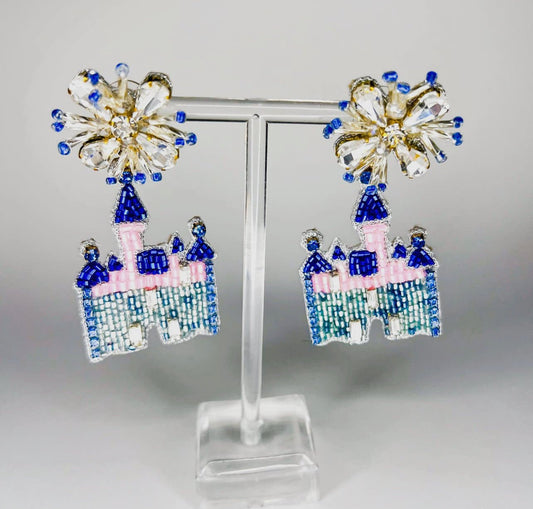 Castle Dangle Earrings - The Velvet Strand