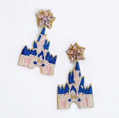 Castle Earrings - The Velvet Strand