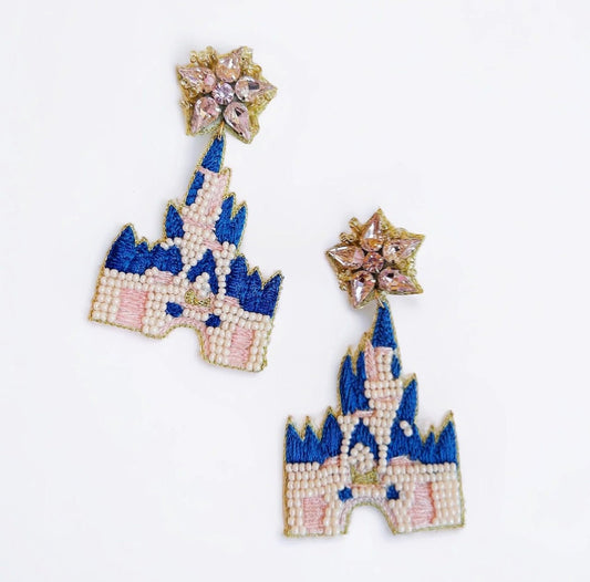 Castle Earrings - The Velvet Strand