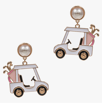 Golf Cart Earrings