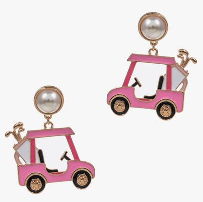 Golf Cart Earrings