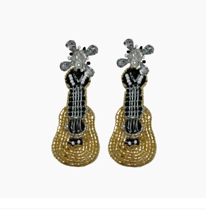 Guitar Earrings - The Velvet Strand