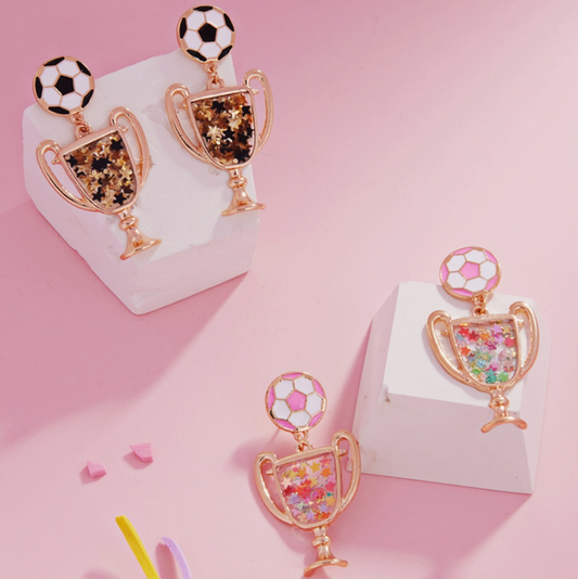 Soccer Earrings