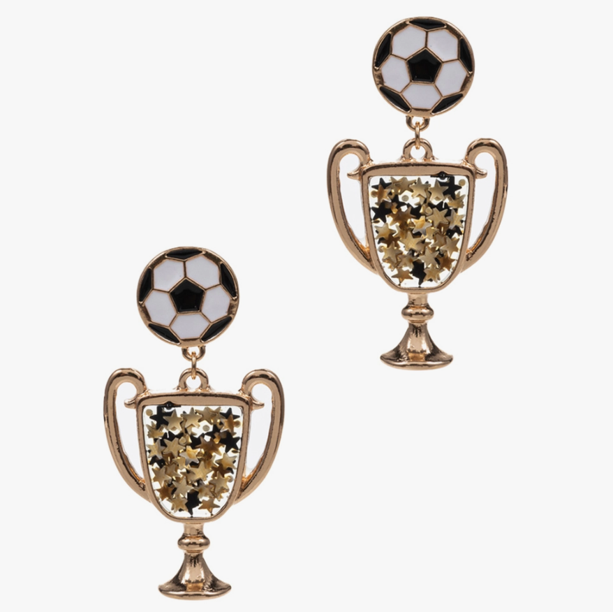 Soccer Earrings