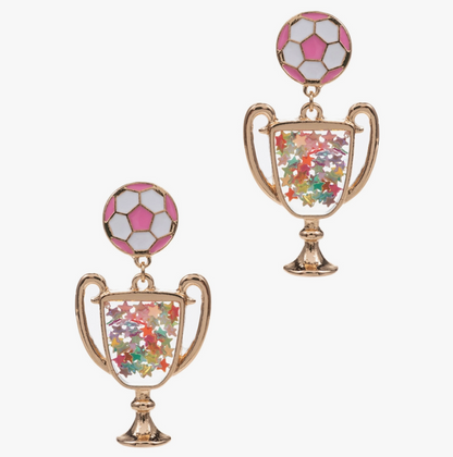 Soccer Earrings