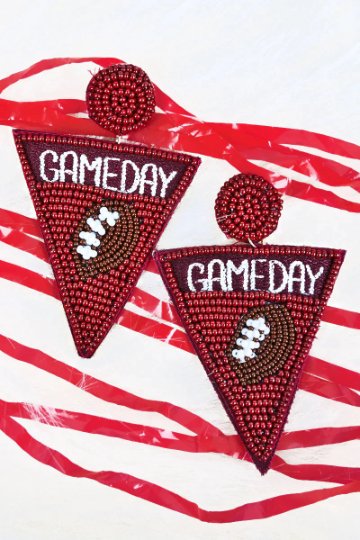 Alabama Football Earrings - The Velvet Strand