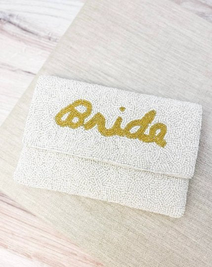 Bride Beaded Clutch - The Velvet Strand