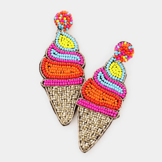 Ice Cream Earrings - The Velvet Strand