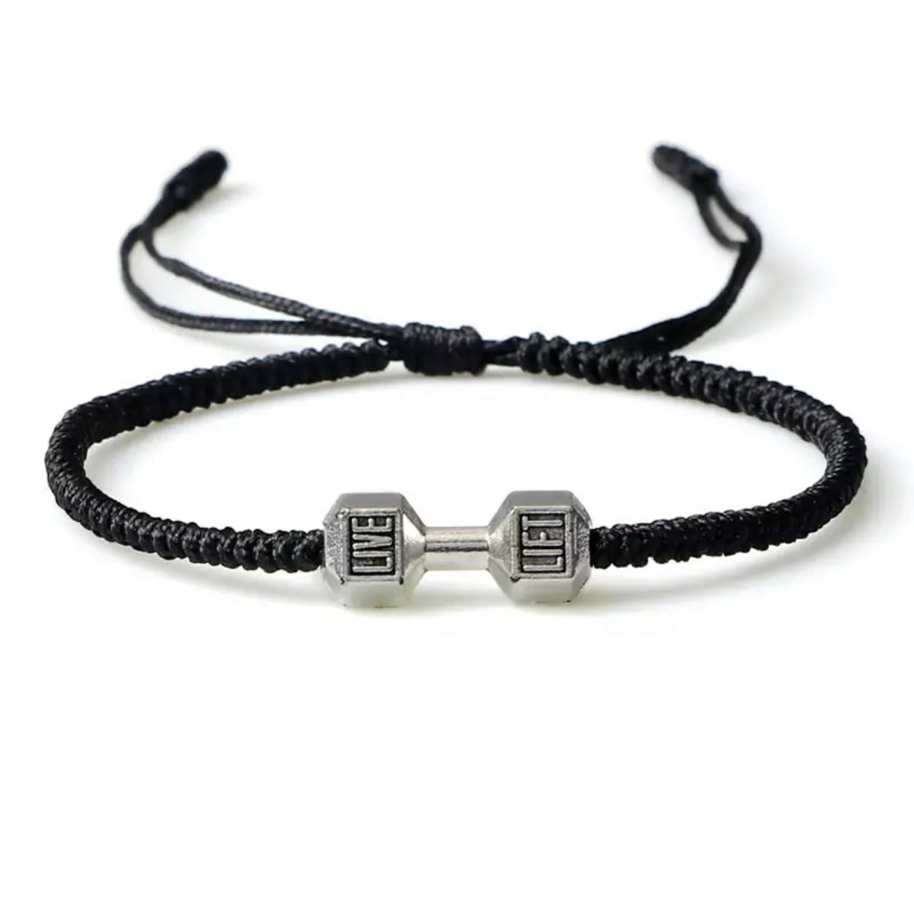 Black Adjustable Fitness Gym Weightlifting Bracelet - The Velvet Strand