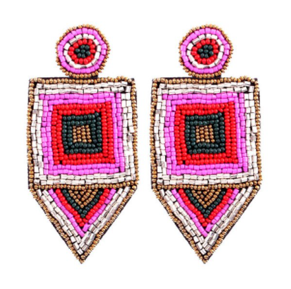 Geometric Boho Earrings - The Velvet Strand