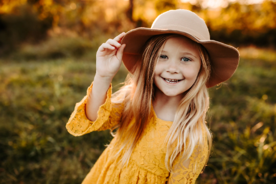 Little Girls Fall Hat - The Velvet Strand