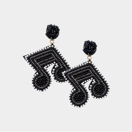 Music Earrings, Music Note Earrings - The Velvet Strand