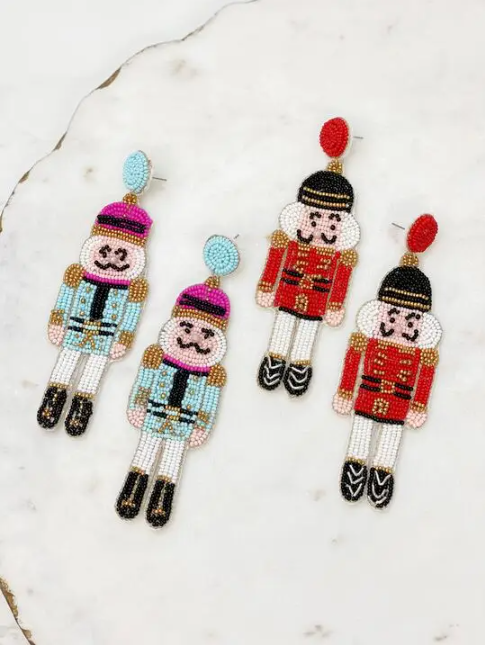 Nutcracker Earrings - The Velvet Strand