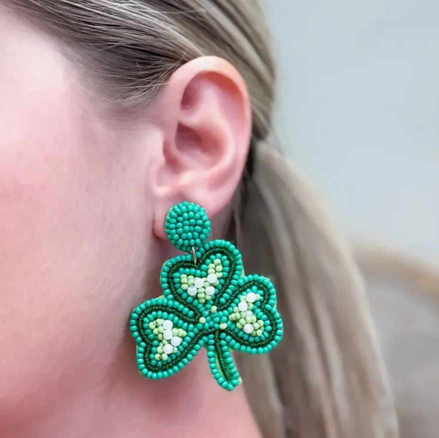 Saint patrick's hot sale day earrings