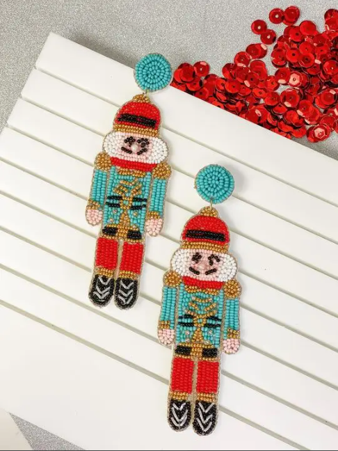 Nutcracker Earrings - The Velvet Strand