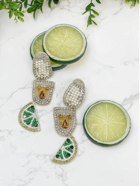 Tequila Shot Earrings - The Velvet Strand