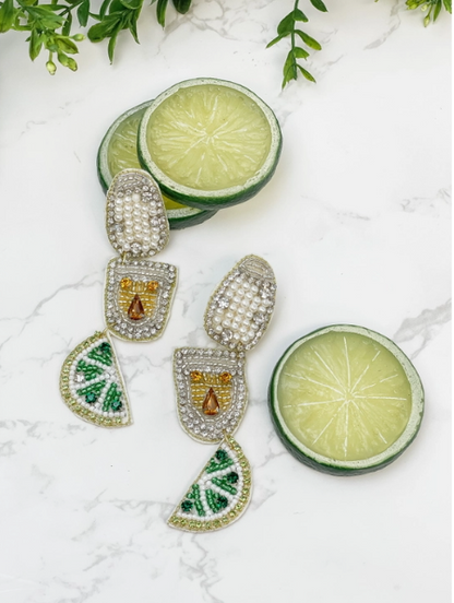 Tequila Shot Earrings - The Velvet Strand