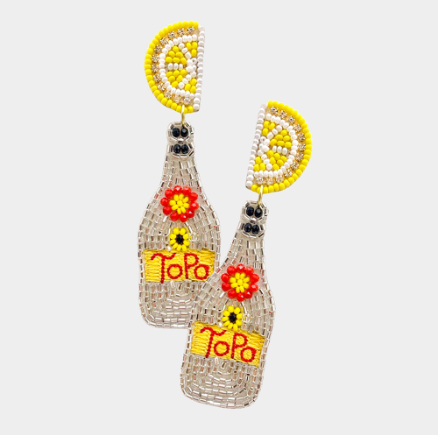 Topo Earrings, Topo Chico Earrings - The Velvet Strand